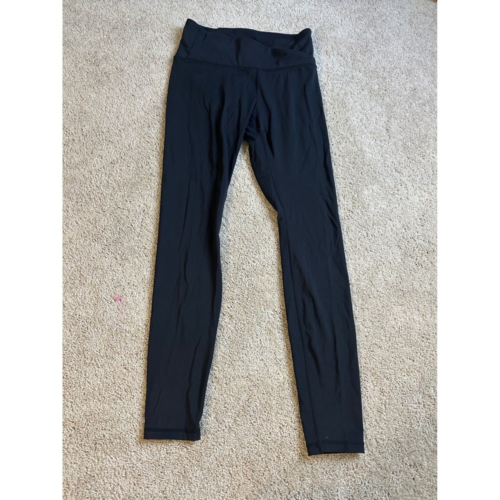 LINC Black Athletic Leggings Medium High‎ Waist Yoga Workout Activewear
